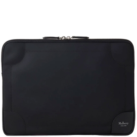 Mulberry Belgrave Nylon Laptop Sleeve Black